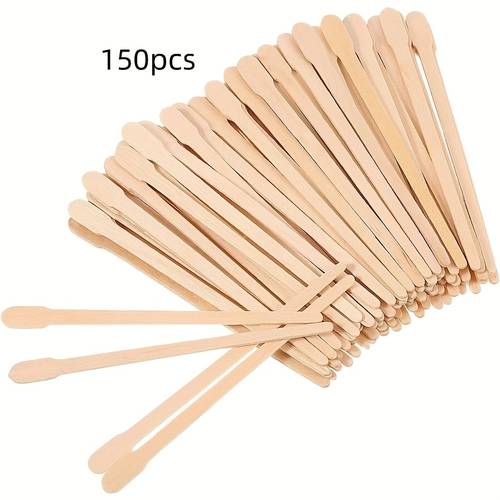 150 200 300 500pcs pack wax spatulas wood craft sticks small for hair removal eyebrow wax applicator sticks