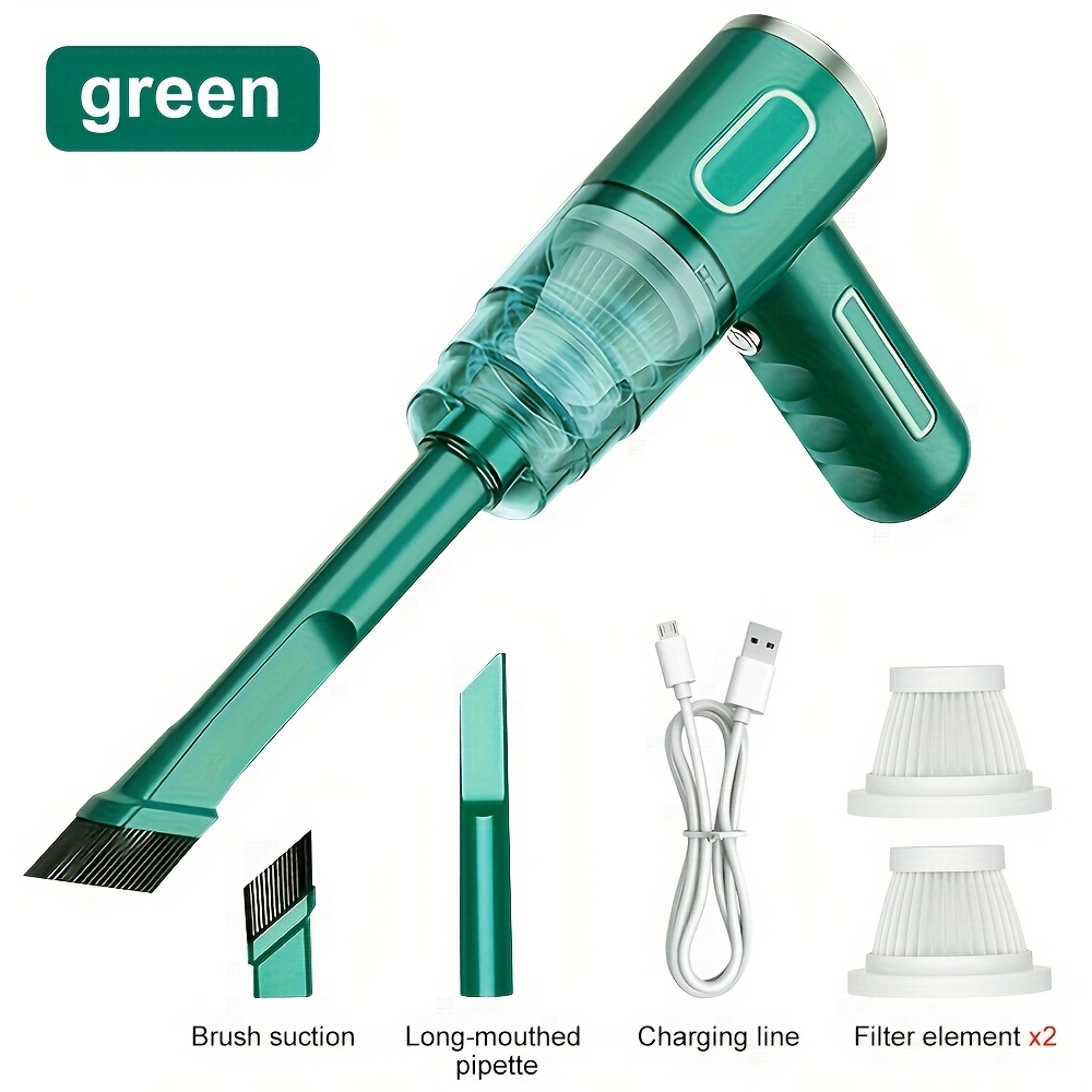 TEMU Portable Car Vacuum Cleaner, Rechargeable Handheld Car Vacuum Cleaner, Car Wireless Dust Remover, Cyclone Vacuum Cleaner, Wireless Vacuum