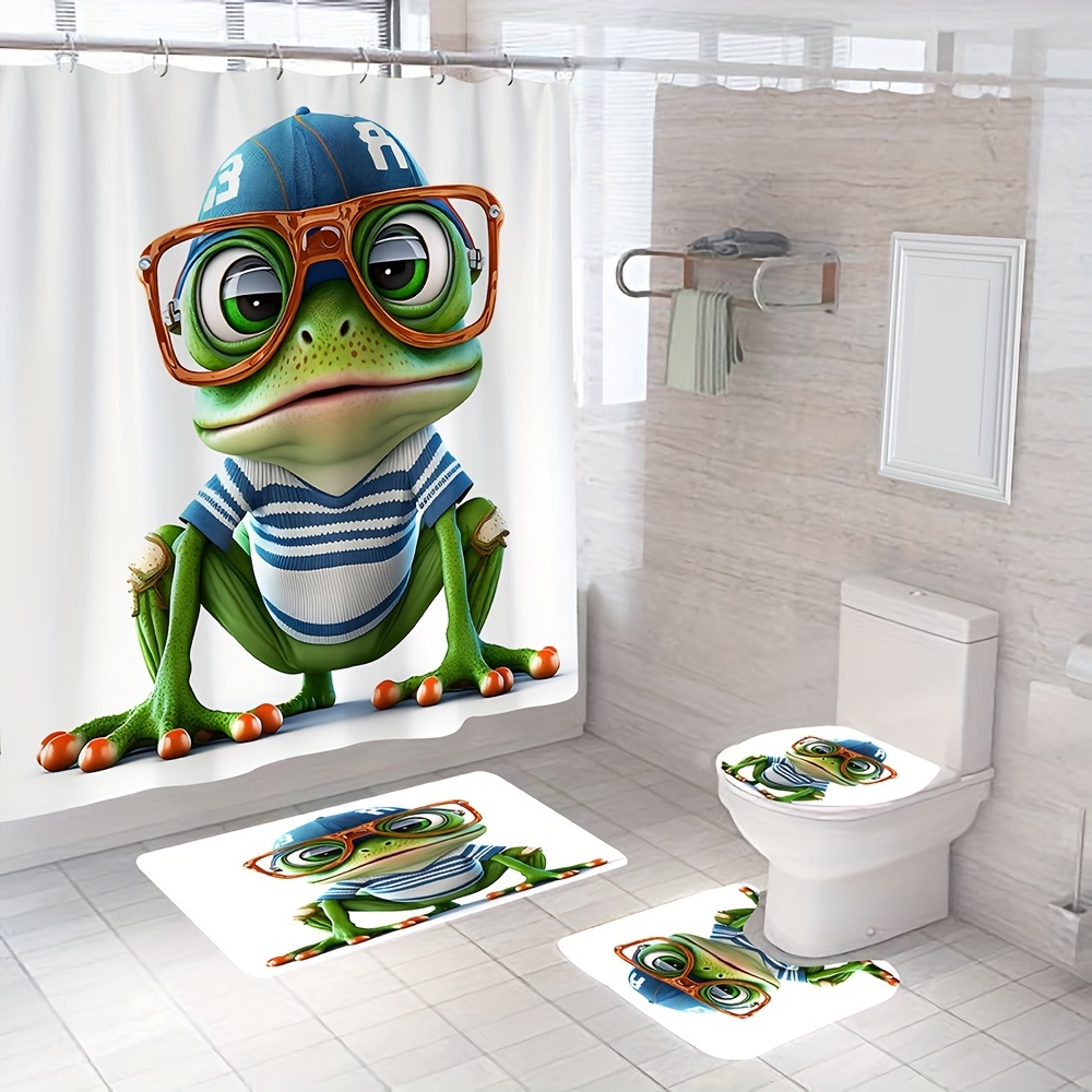 Frog sale shower curtain