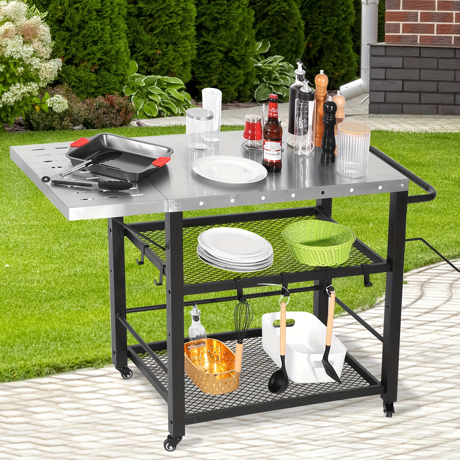 Grill prep table best sale