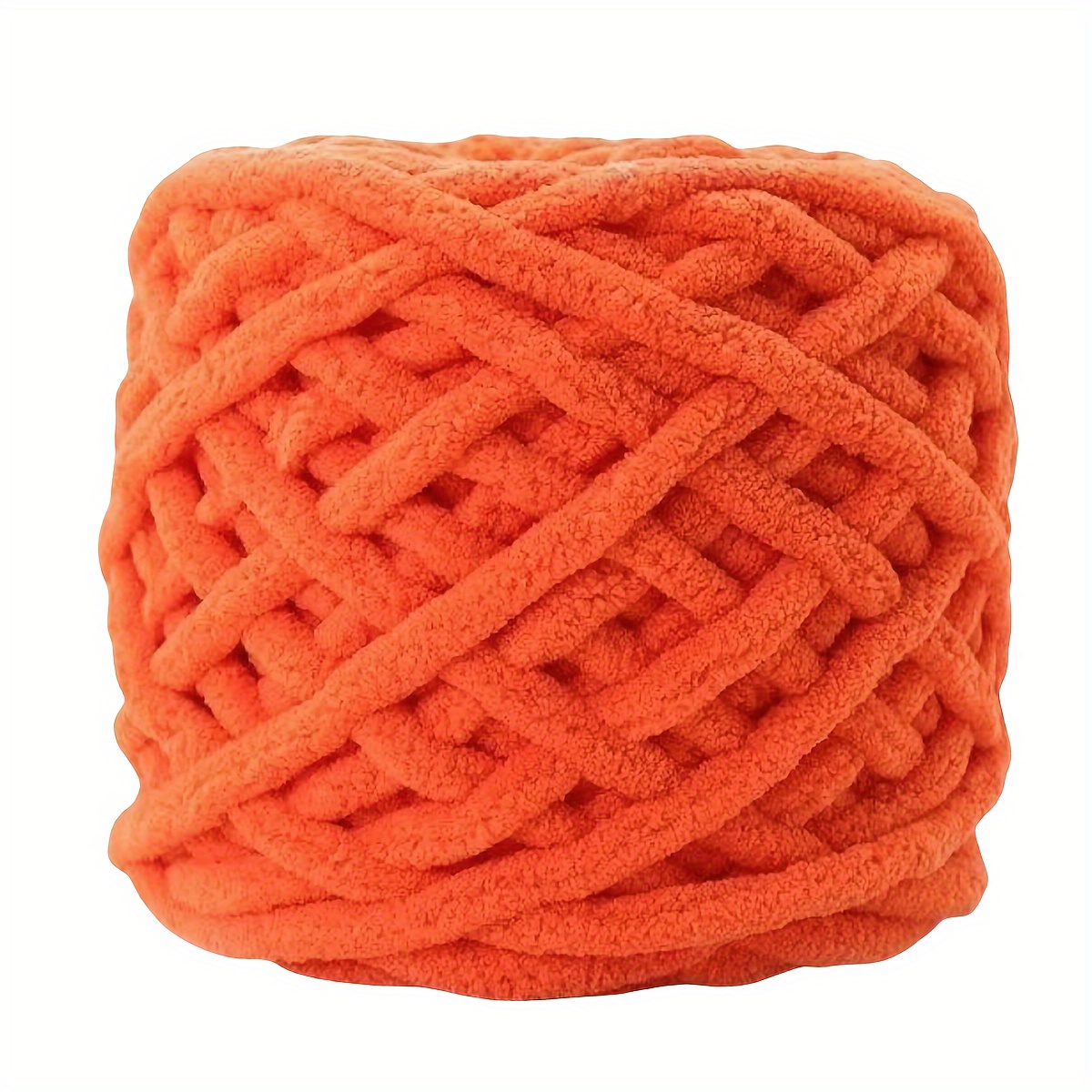 TEMU A Roll Of Soft Chenille Yarn And Fluffy Yarn For Projects, Perfect For Crocheting Handmade Sweaters, Shawls, Scarves, Gloves, And Other Crafts.