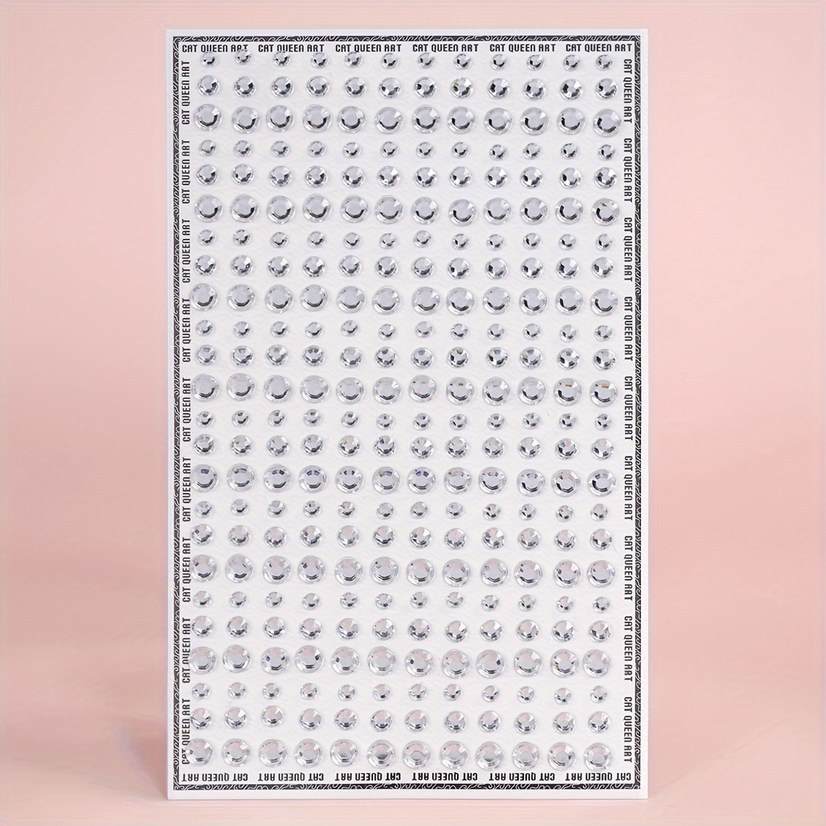 TEMU Autocollants Strass Argentés, Stickers Strass Brillants, Pièces de Décoration Minimalistes Multi- 3D Simulées pour Femmes, Parfaits pour Cadeaux