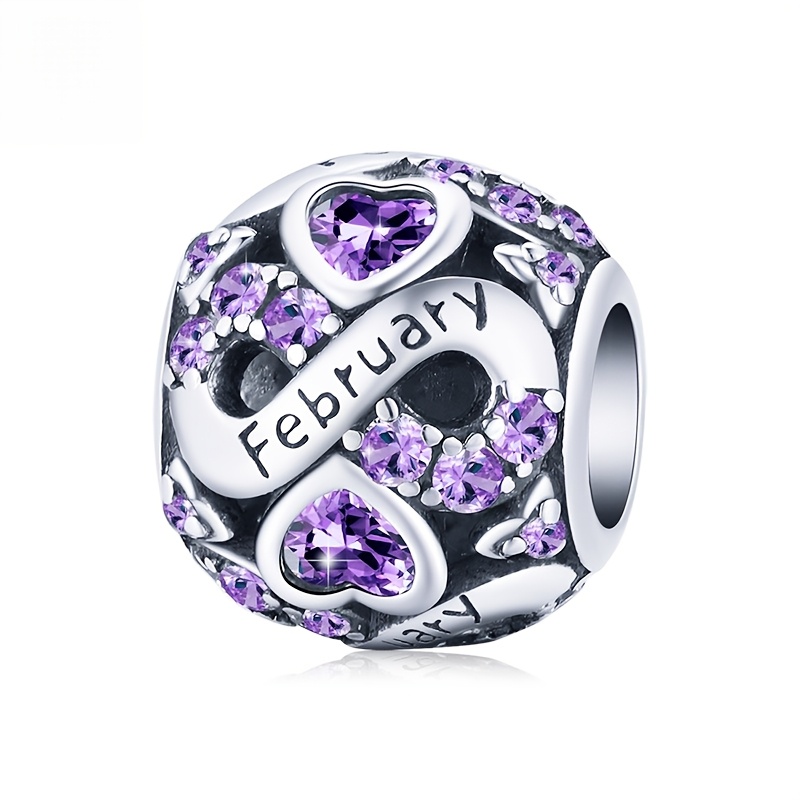 Women's Elegant Birthstone Infinite Love Heart Pendant