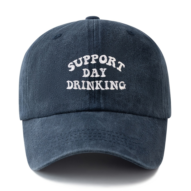 Trendy Allsidig Unisex Baseballcaps Broderte Bokstaver Support Kurvet - Bilde 1