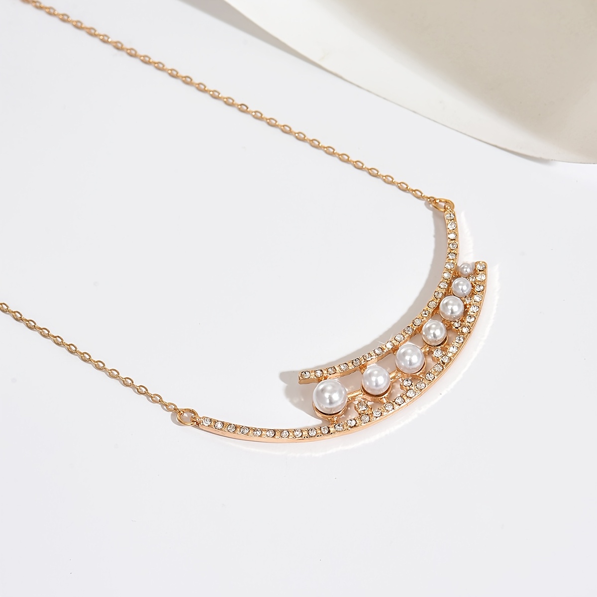 Women's Hip-Hop Punk Style Linear Double-Row Necklace