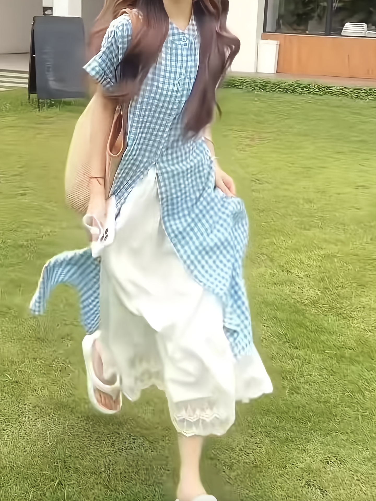 Teenage Dress Set Summer Style Layered Lace Skirt Two-Piece Korean Fashion  Outfit, for Teenager