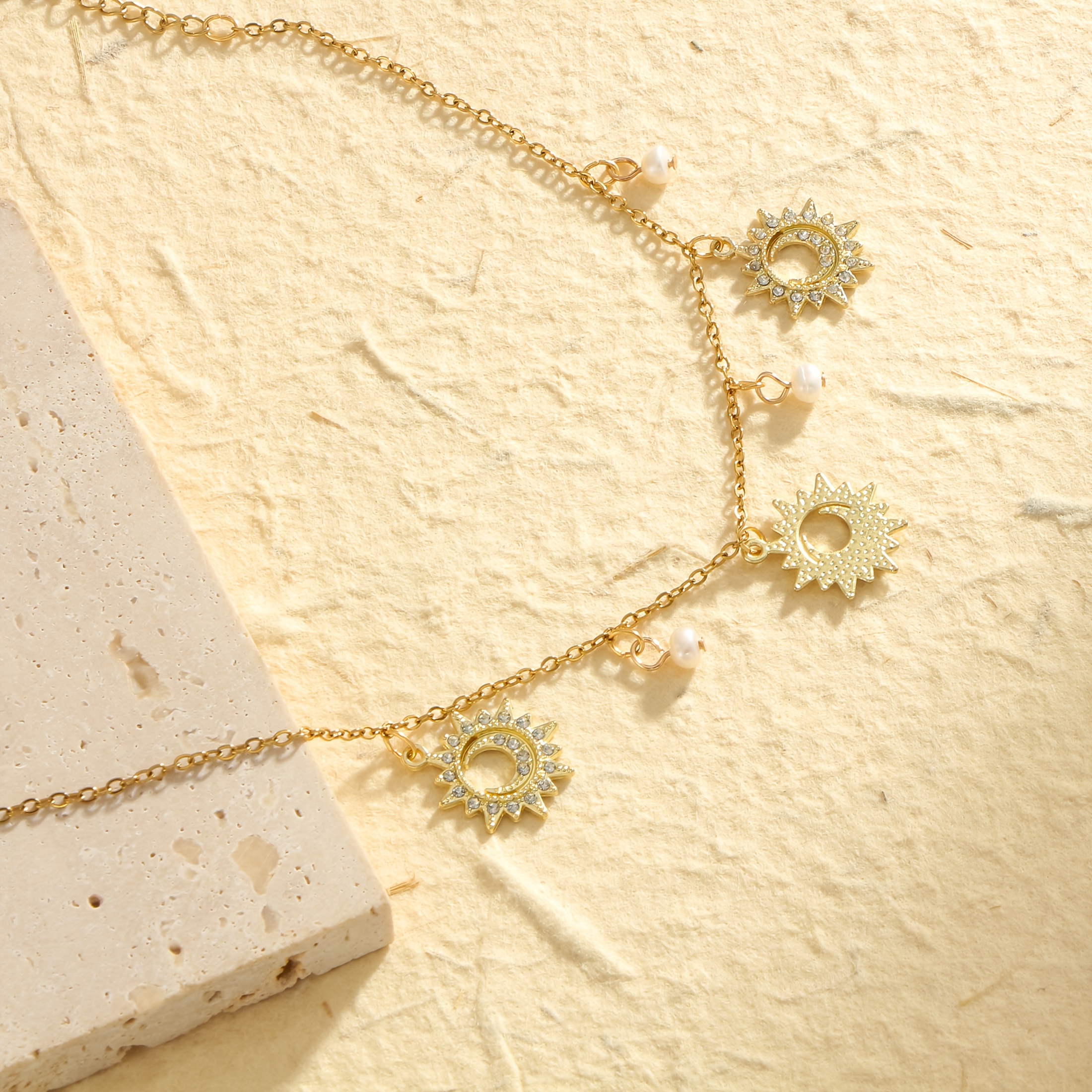 Stainless Steel Low Allergy Ankle Chain with Freshwater Pearl
