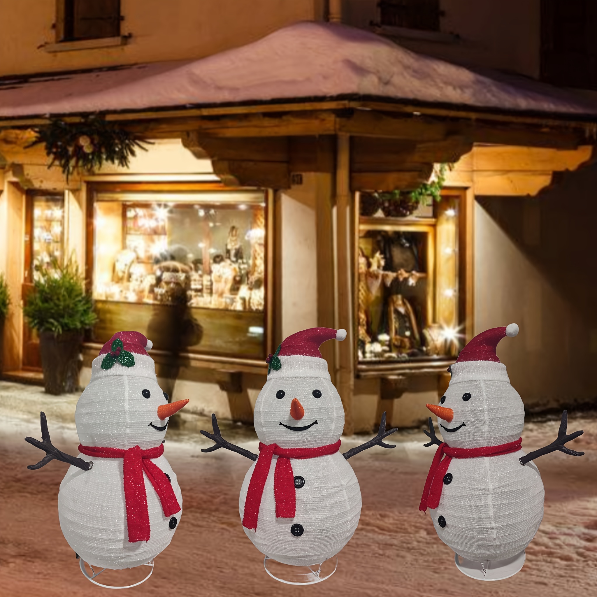 * de 36 Pulgadas con Manos, Versión Sin Luz, Decoración Navideña y de  Acción de * Decoración para Interior/Exterior * Instalación, Diseño  Autónomo, Ideal como Recuerdo o Regalo, image size:2048x2048