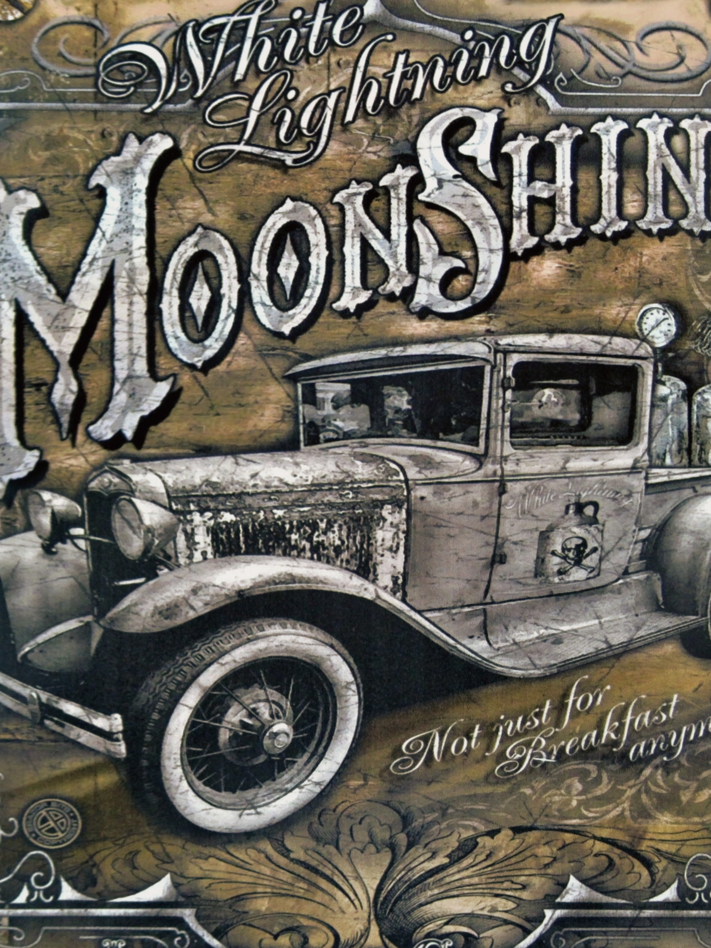 Plus Size, Summer Men's Vintage Car Graphic Print T-shirt, Street Style Cool Raglan Short Sleeve Tees For Big & Tall Males