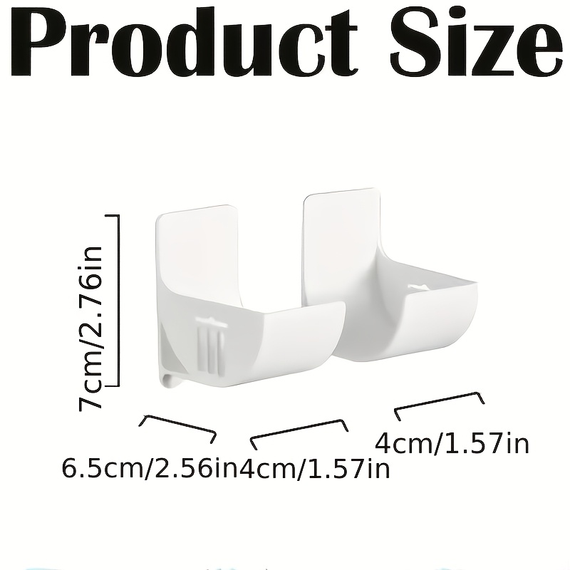 2pcs Storage Rack After Loading The Door- Storage Rack And Plastic Wrap Holder, Suitable For Wall Storage In Wardrobes, Pantry, Kitchen, , Chef- Gifts, Elegant , Durable