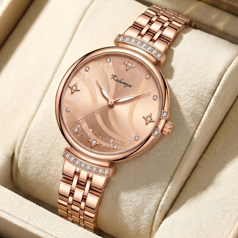 Image of 2026 New Fully Automatic Women's Mechanical Watch With Dual Calendar And Luminous Display, Elegant And Fashionable Wristwatch