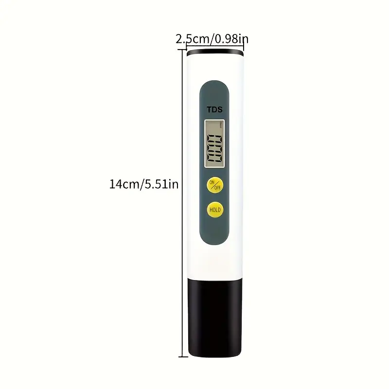 high digital ph meter 0 01ph tester with lcd display for hydroponics home drinking water pools and aquariums battery powered water testers for drinking water Product details 0