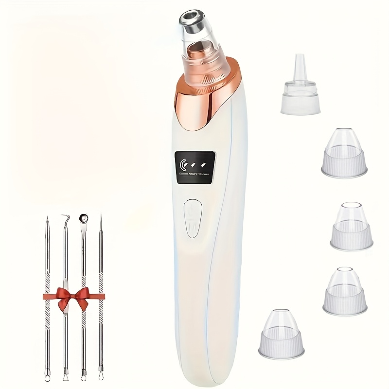 TEMU Foricom Multifunctional Pore Cleansing Device, - Comes With 5 Probes - For Facial Care And Cleansing, Ideal Gift For Valentine's & Day, Suitable For Women And Men
