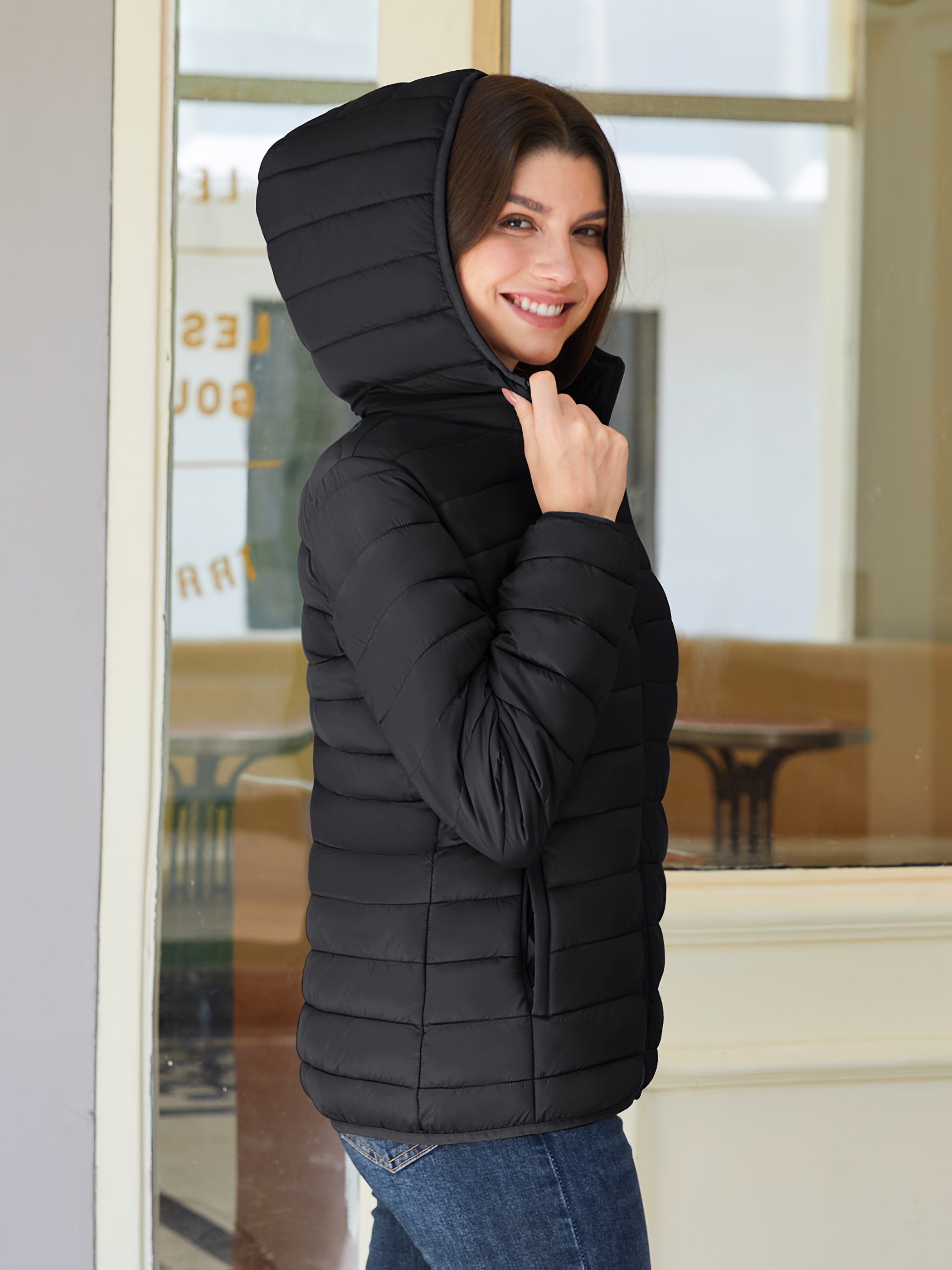 Puffer Coat Ladies Quilted Spring Jackets Warm Spring Jackets