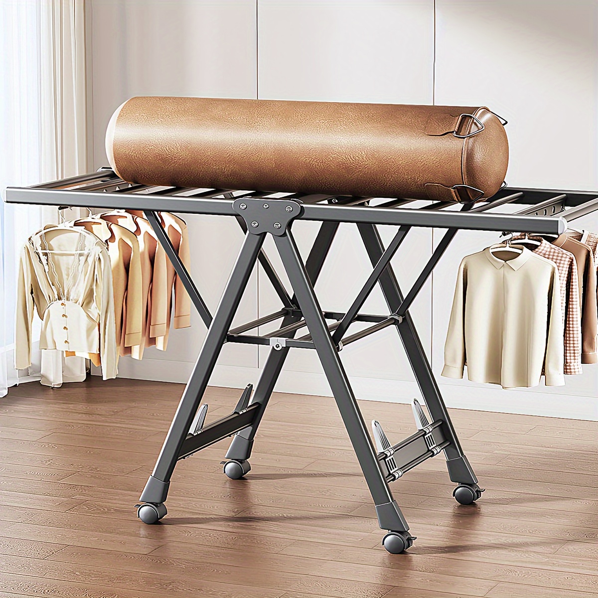 saving foldable drying rack 2 nivå - Temu Sweden