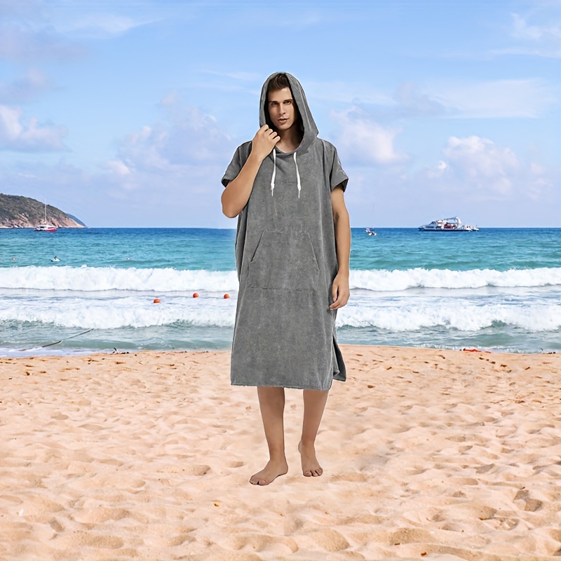 Vestaglia da Spiaggia Cambiamento e per un Tessuto in  Microfibra Assorbi l'Acqua e Asciuga Copertura che assorbe 