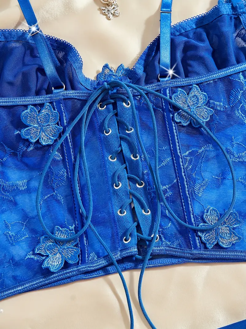 lace embroidered mesh womens underwire lingerie set - Temu Pakistan lace embroidered mesh womens underwire lingerie set - Temu Pakistan