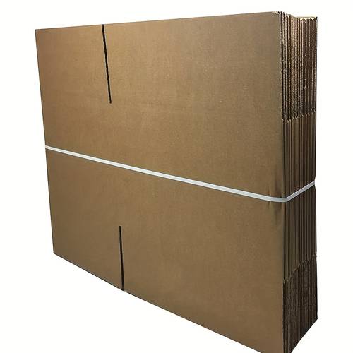 basics cardboard moving boxes 5 pack large 17 x 8 x 10 brown large corrugated cardboard boxes are used for moving household items