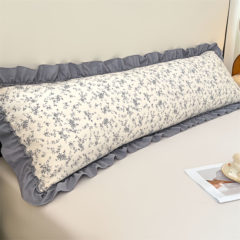 TEMU 1 pièce taie d'oreiller en dentelle, Coussin non , Lavable, Matériau 100 %