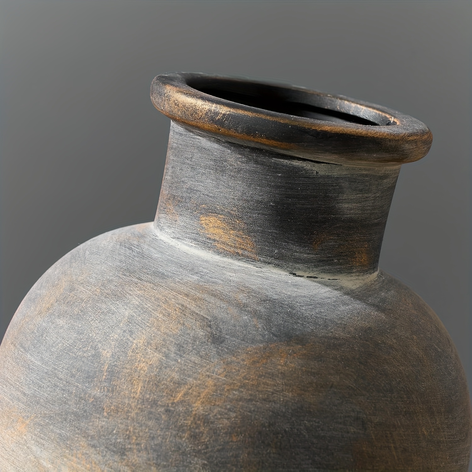 Ceramic Rustic Farmhouse Vase for Home Decor