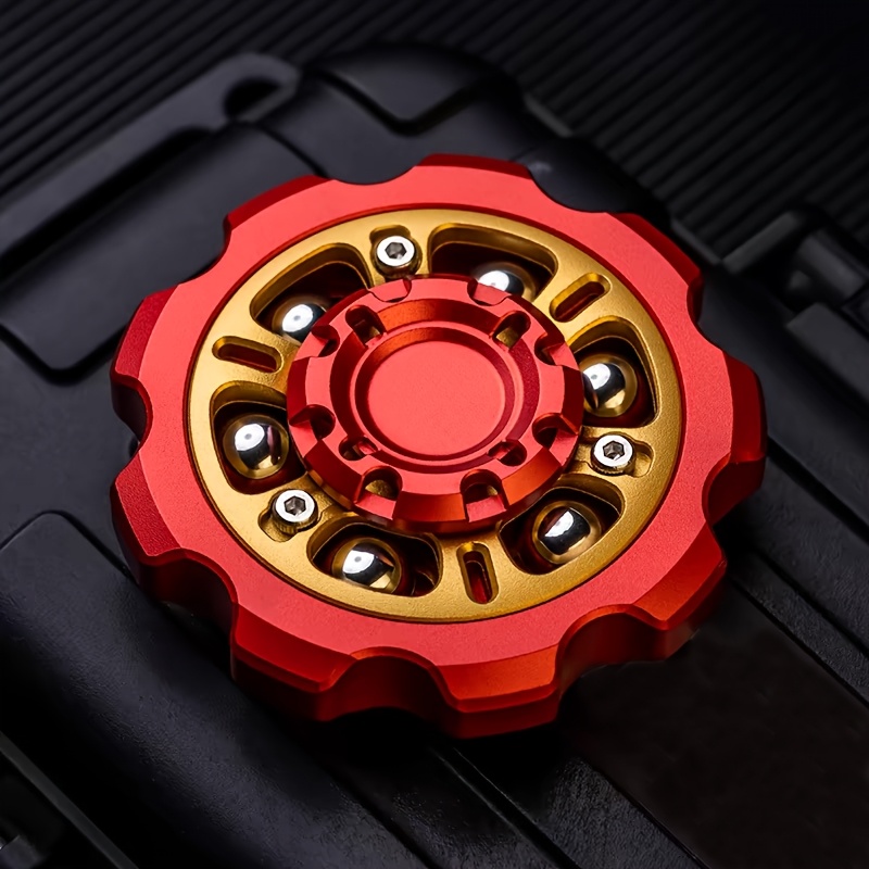 edc fidget spinner alloy metal long spinning relax toy Temu