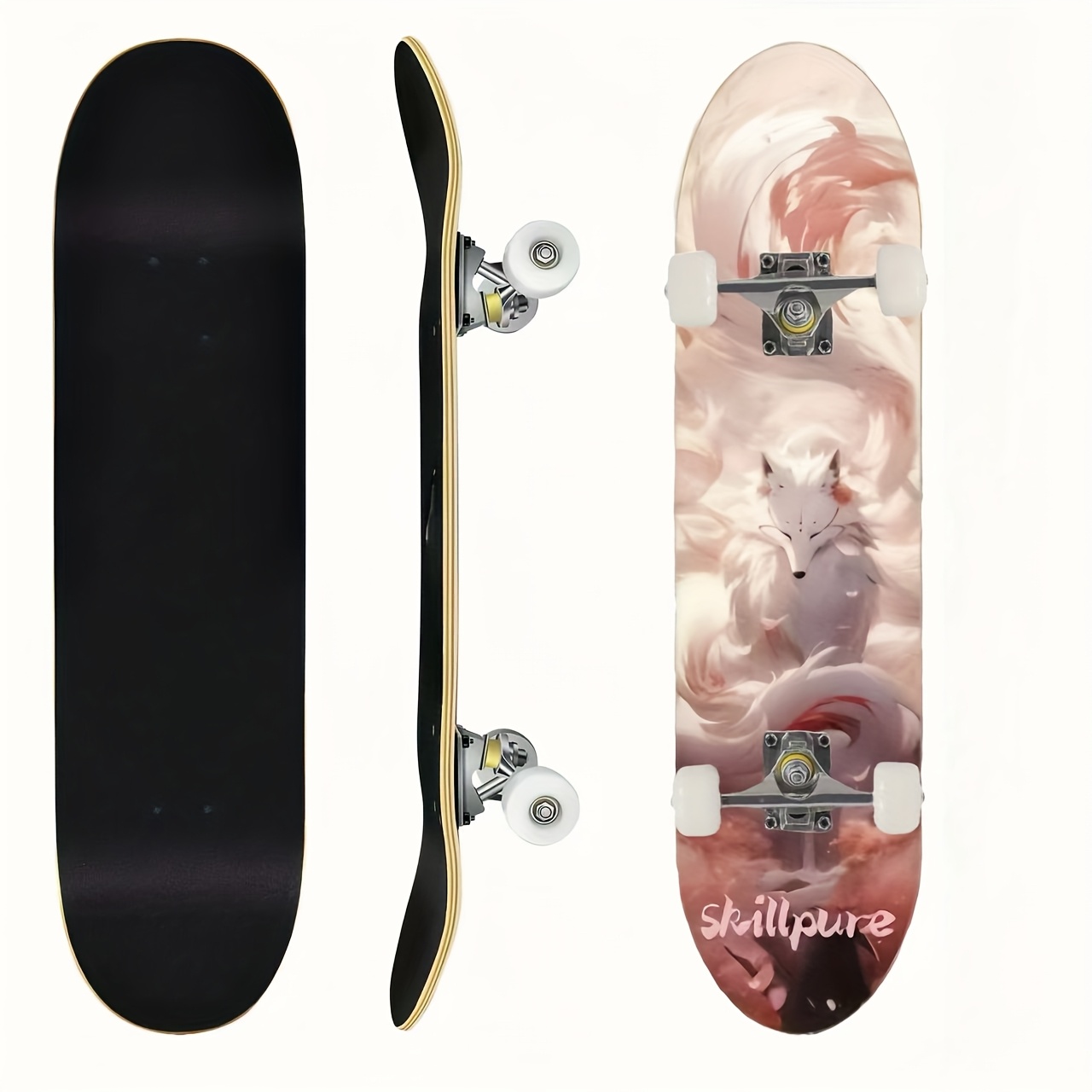 Skateboards, Skateboards Unisexo, Desfiles de Skateboards, Autocolantes  Cool * Qualidade * de Lixa Antiderrapante Diamante, Skateboards Completos  Adequados para Iniciantes a * Equipamento de Exterior, ..., image size:1280x1280