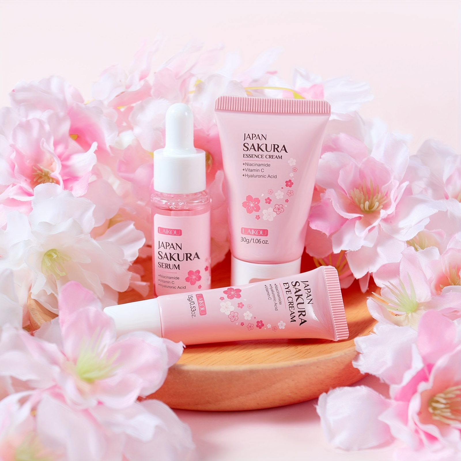 3 sets japan sakura skincare kit normal combination skin - Temu