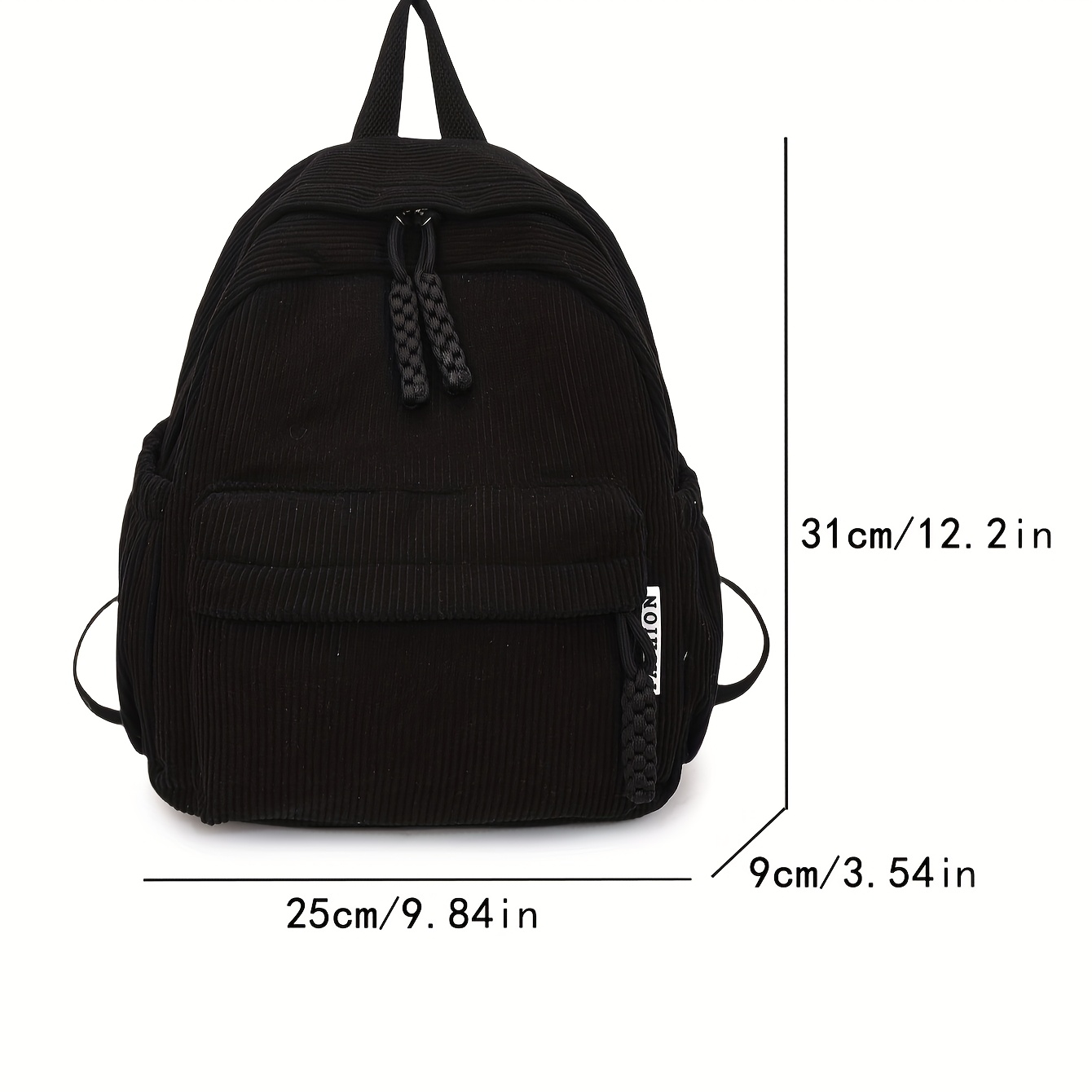 womens large capacity backpack elegant minimalist student  display picture 3