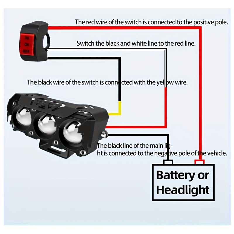 motorcycle led spotlight hi low beam fog lamps Temu Bahrain