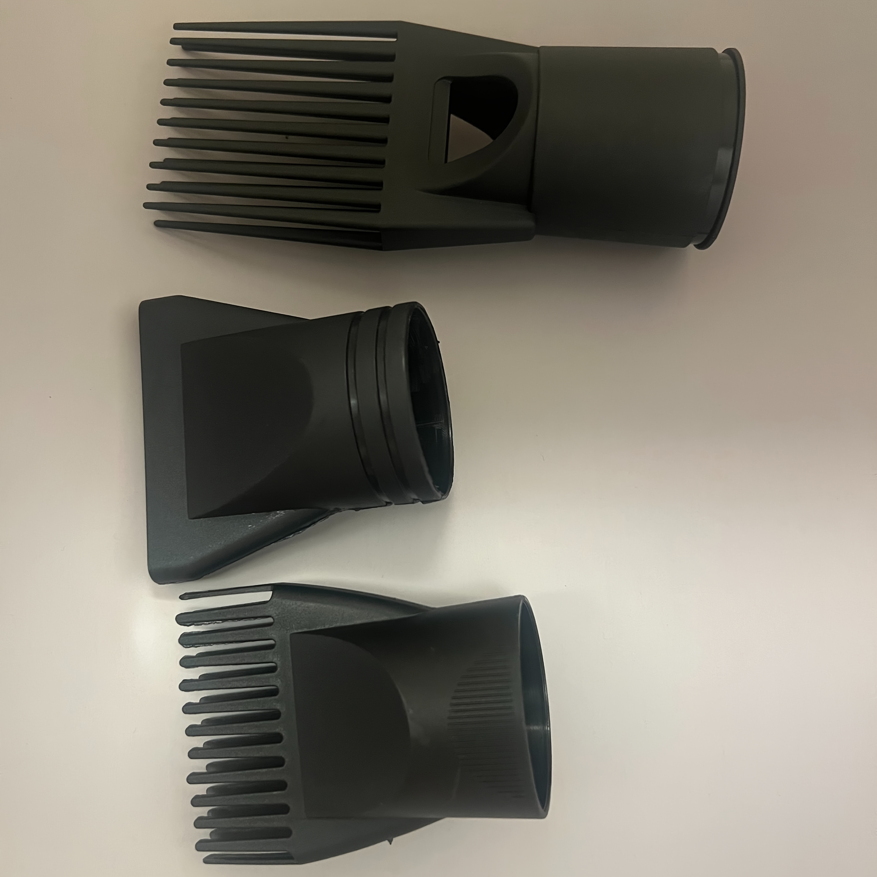 TEMU 1 Set Of 3 Hair Dryer Nozzle Combs Compatible With 4.5cm Diameter, Suitable For Our Large Hair Dryers