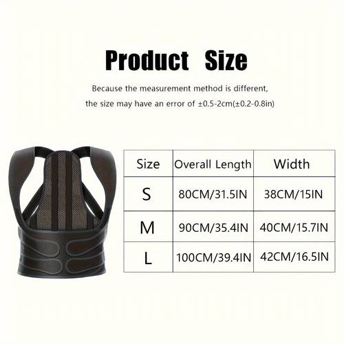 back brace posture change for women and men adjustable back support upper and lower walking sedentary work study exercise