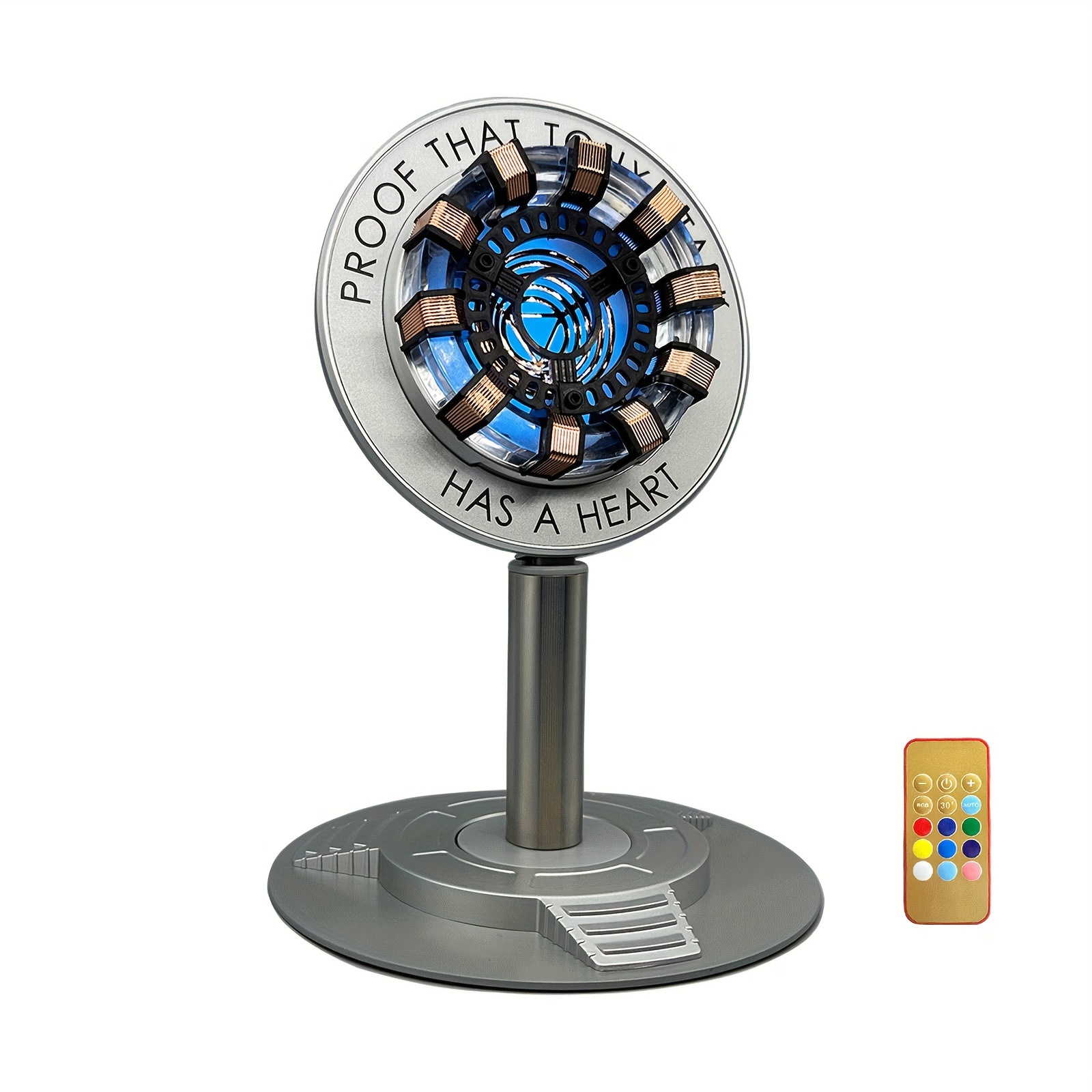 

Arc Reactor Light, Rechargeable Superhero Lamp, Multi-color Cute Table Decor, Gift For Him, Iron Tony Touch/remote Control