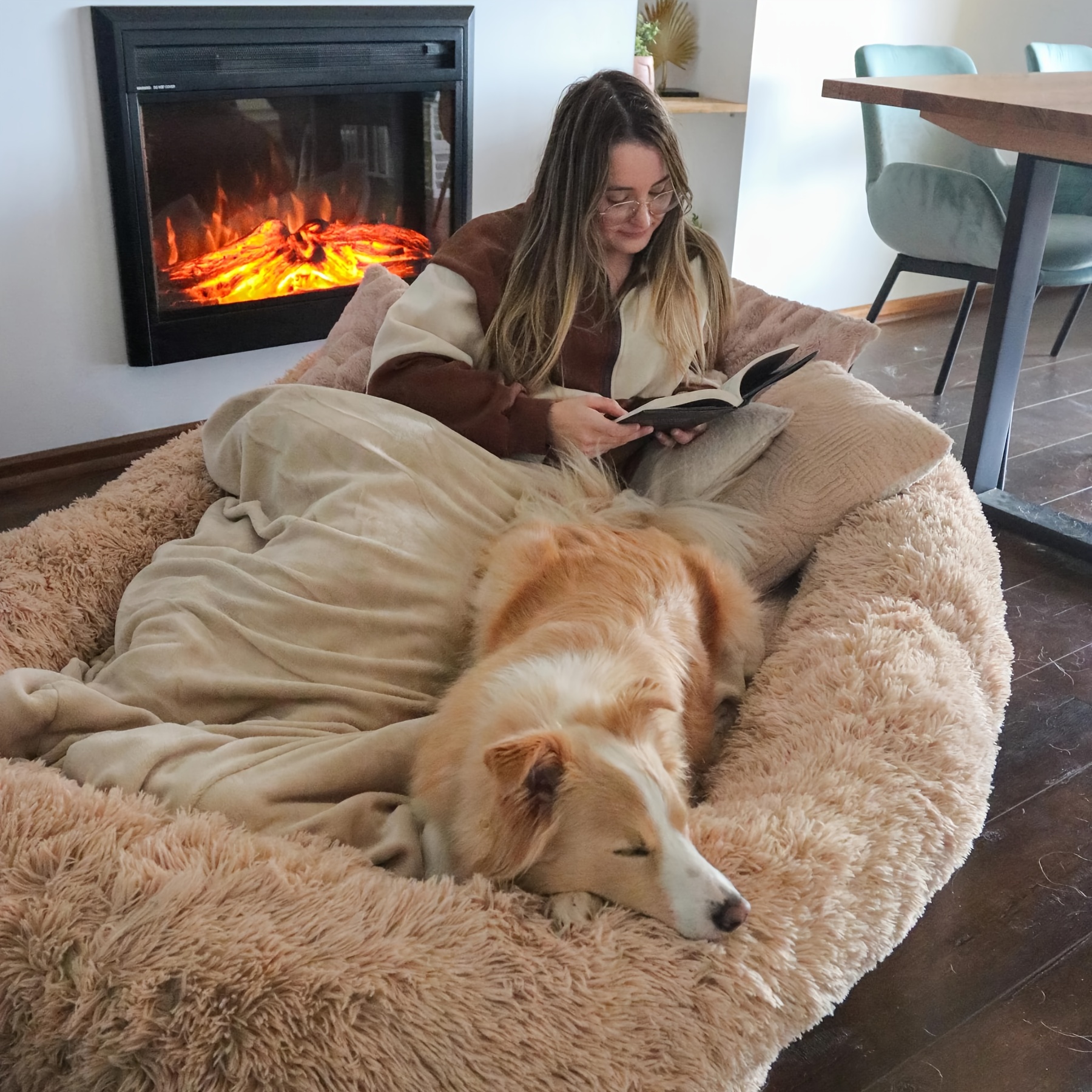 

Pet Mattress, Dog Bed For Large Dogs, Pet Pad For Winter Warmth, Pet Supplies That Can Be Disassembled And Washed, Sofa For Lazy People To Sleep And Lie Down