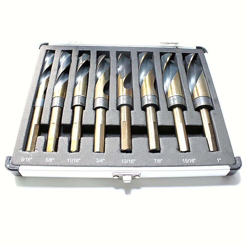 Silver & Deming Drill Bit Set 9/16" 5/8 11/16 3/4 13/16 7/8 15/16 1 - Foto 4