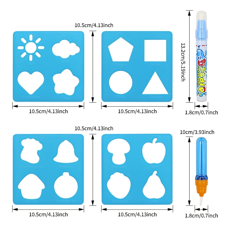 Magic Doodle Mat Set - Reusable Water Drawing Pad
