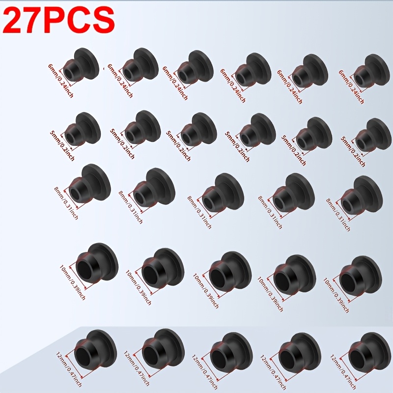 TEMU 27 pezzi, Tappo a in silicone , Tappo di tenuta - Divisore per uso integrato e industriale, Sigillo a di perdite resistente, Tappo a universale,