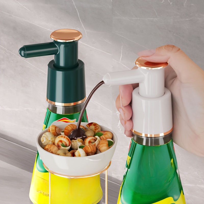 1pc oyster sauce bottle pressure mouth pump head oil consumption pressure mouth squeezer household food grade pressure type     pot mouth details 1