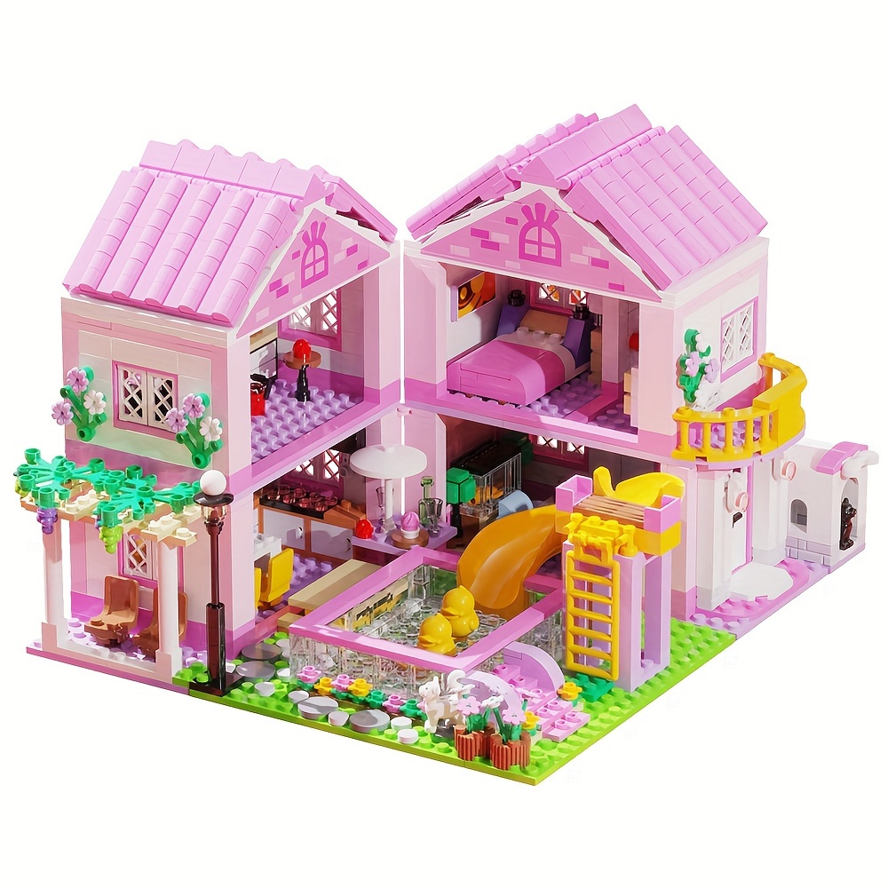 

Friends House Building Sets Villa House Building Blocks Toy At Building Toys For Girls 1523 Pieces Mini Bricks Compatible With Legoed