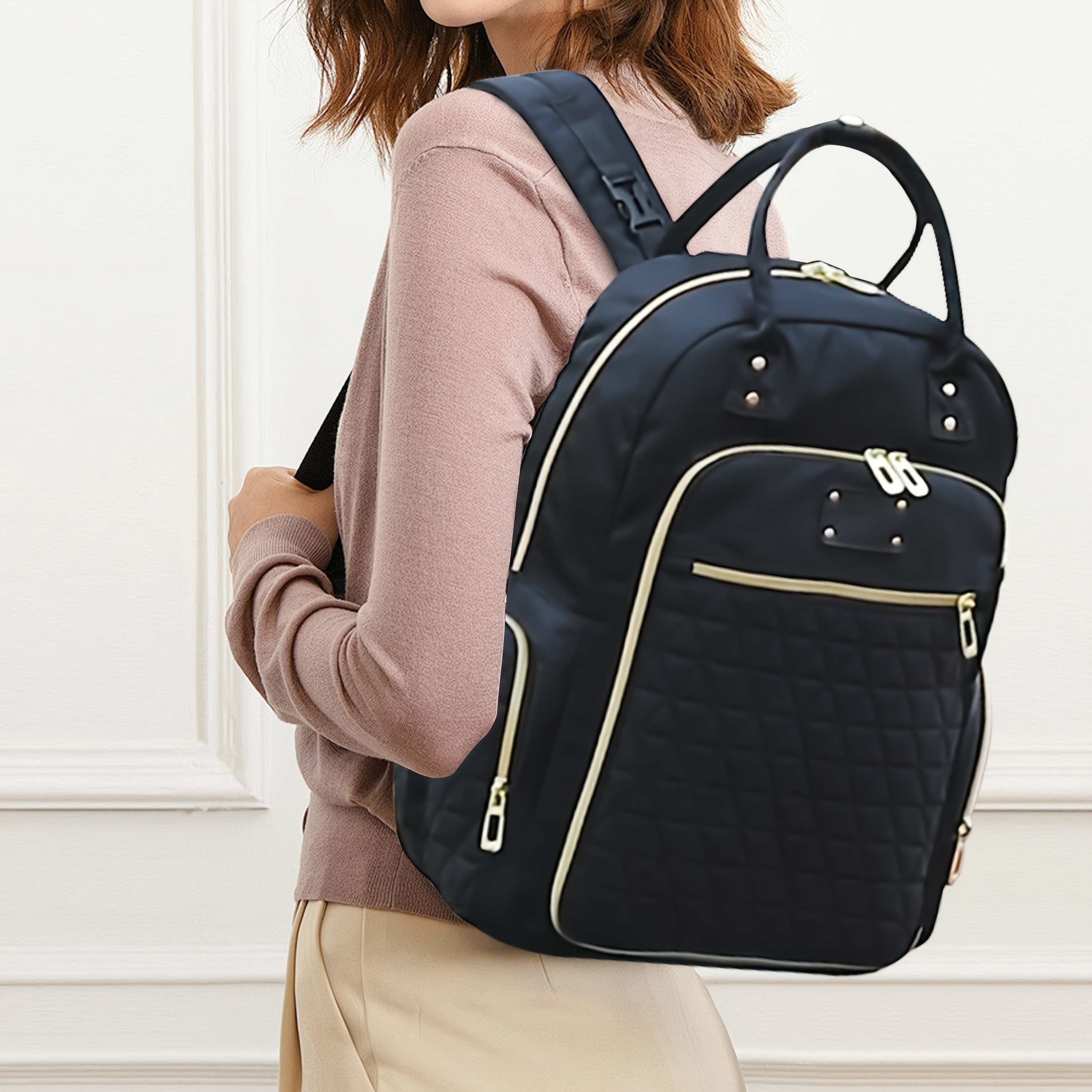 brown leather backpack tk maxx Katmai Saddle womenssmallleatherbackpack Foreman Theo Backpack Color:Sport Green-Puma Black and an organized interior—including