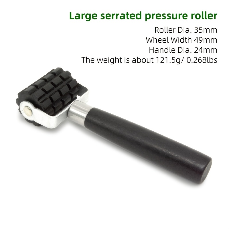TEMU Multi-functional Press Roller Tool, Edge Leather Press Roller, Woodworking Hand Roller, Soundproof Construction Roller, Multiple Specifications