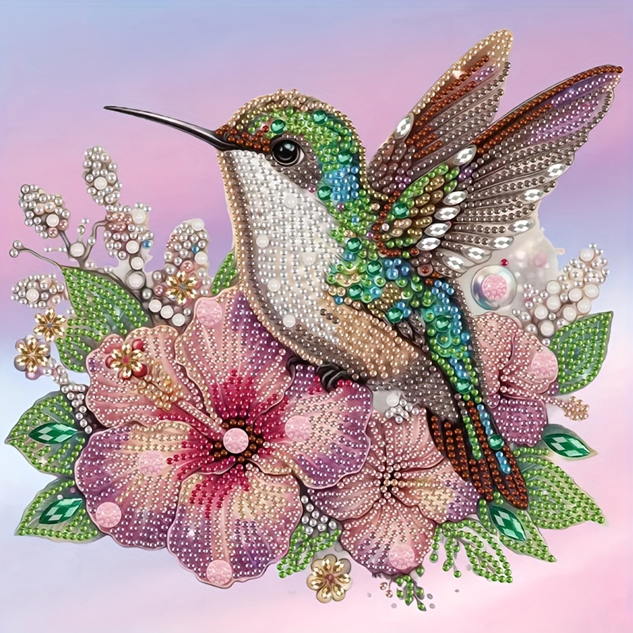 

Bird And Flower 5d Diamond Art Kit - Creative Crystal Mosaic Craft Set, Perfect For Festive Decor And Handmade Gifts, 30*30cm/11.81*11.81