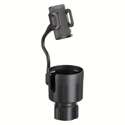 universal 2 in 1 car cup holder car cup holder extender with cell phone holder multi functional 360 rotating drink holder extender with gift for parents grandparents daughters birthday fathers day mothers day