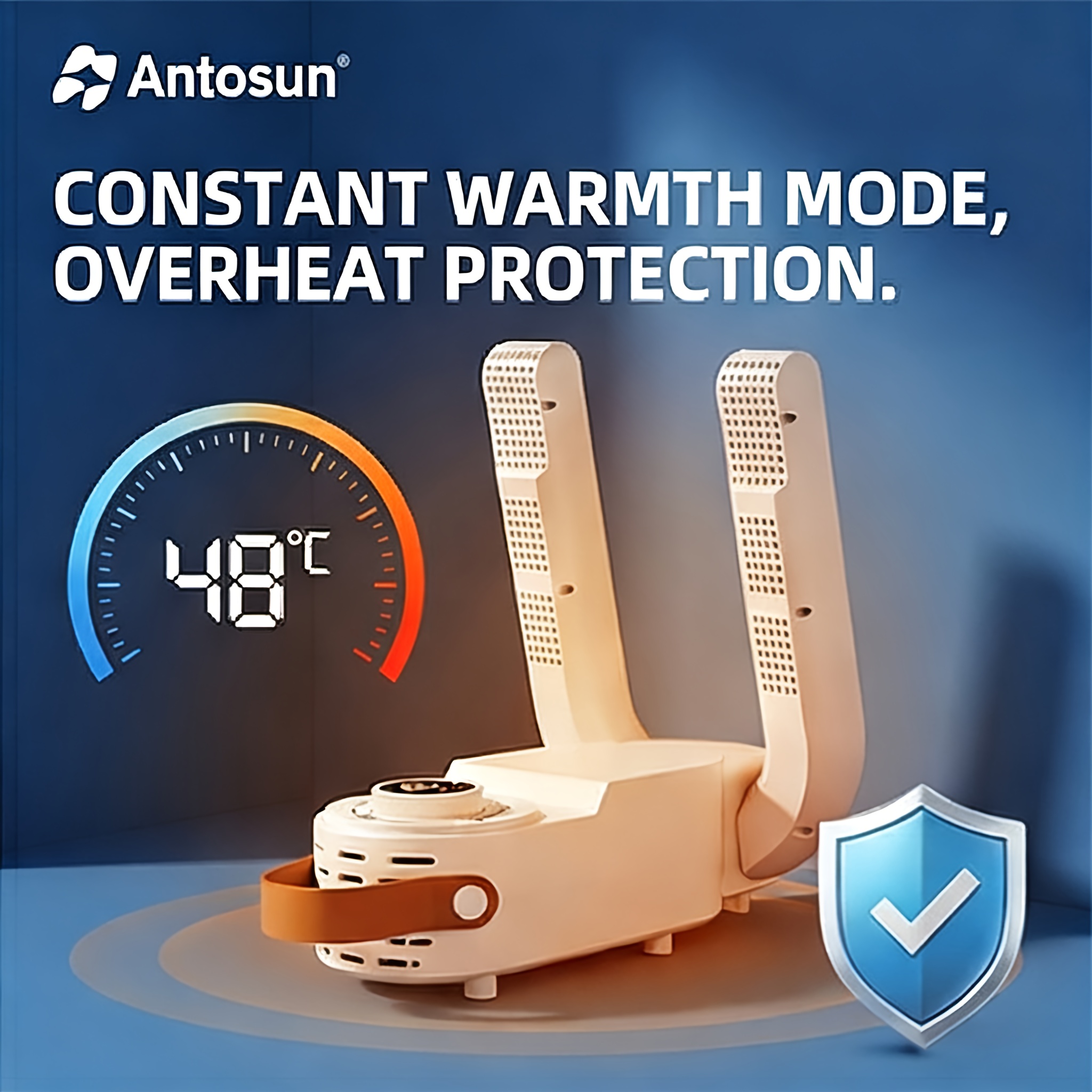 exclusive Antosun Footwear Dryer Odor Eliminator for Shoes, Equipped with Timer, Glove Dryer for Boxing, Collapsible, Suitable for Ski Boots, Socks, And Sneakers, Color: White, Without Battery 11 exclusive Antosun Footwear Dryer Odor Eliminator for Shoes, Equipped with Timer, Glove Dryer for Boxing, Collapsible, Suitable for Ski Boots, Socks, And Sneakers, Color: White, Without Battery - Image 11
