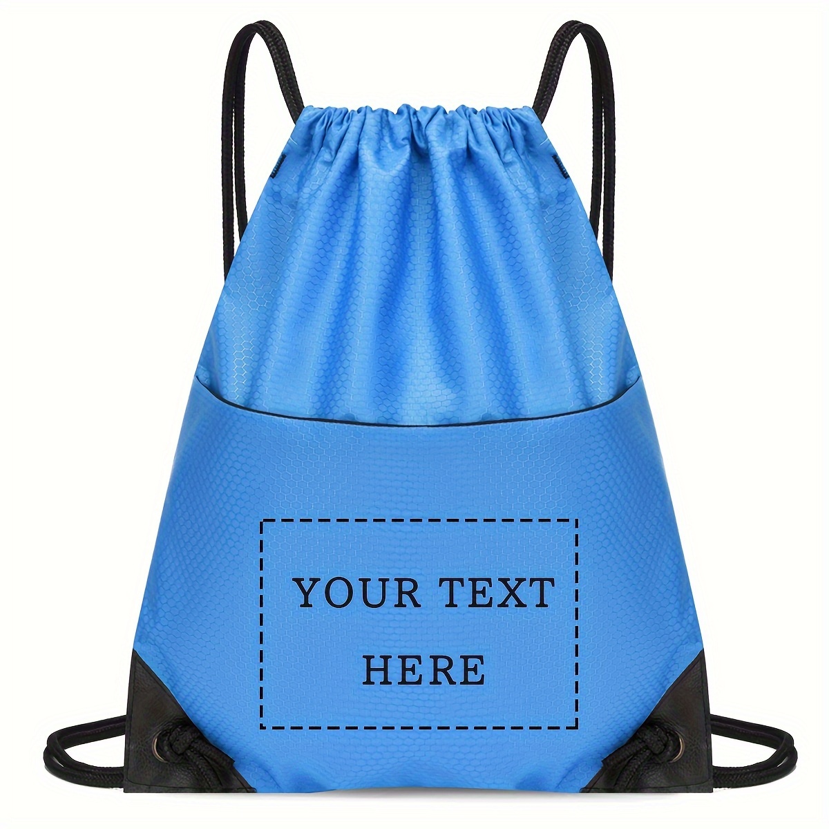 Customizable Large Capacity Drawstring Backpacks Oxford Fabric, Ideal for  Sports, Fitness, and Outdoor Activities in Orange, Black, Blue