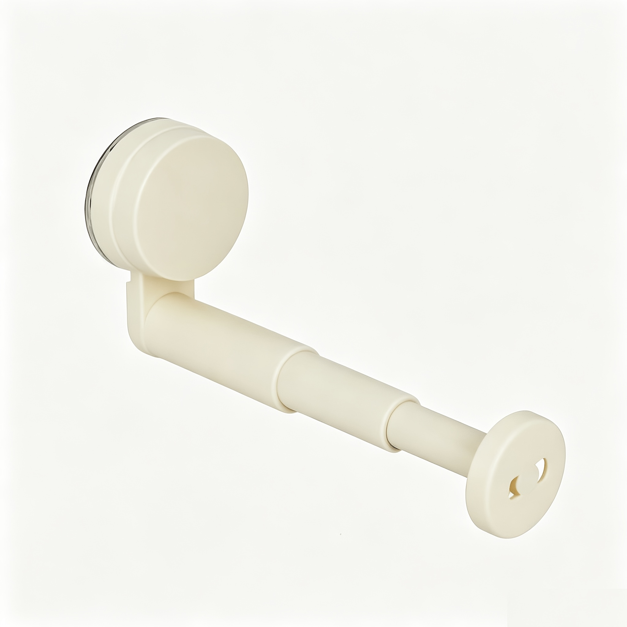 TEMU Suction Cup Retractable Clothes Hanger Organizer, No Drill Wall Mount Clothes Hanger Storage Rack, Removable Vacuum Suction Clothes Hanging Rod,