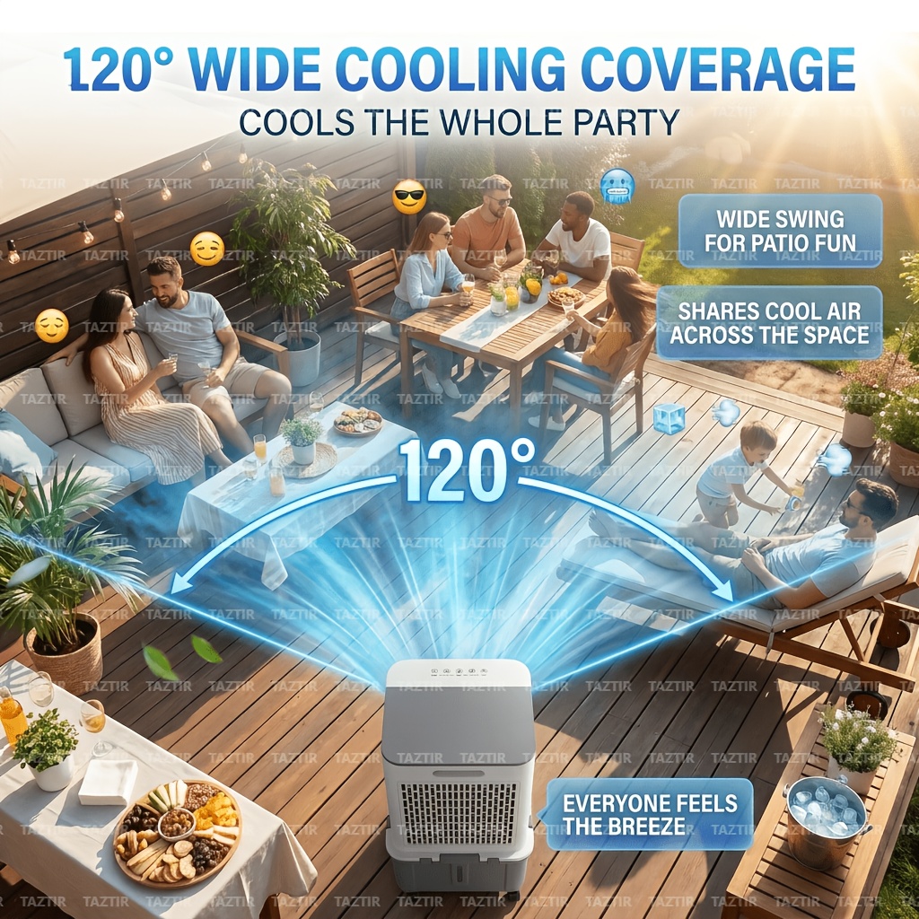 TAZTIR 2200 CFM Portable Evaporative Air Cooler, Air Conditioner... product image 6