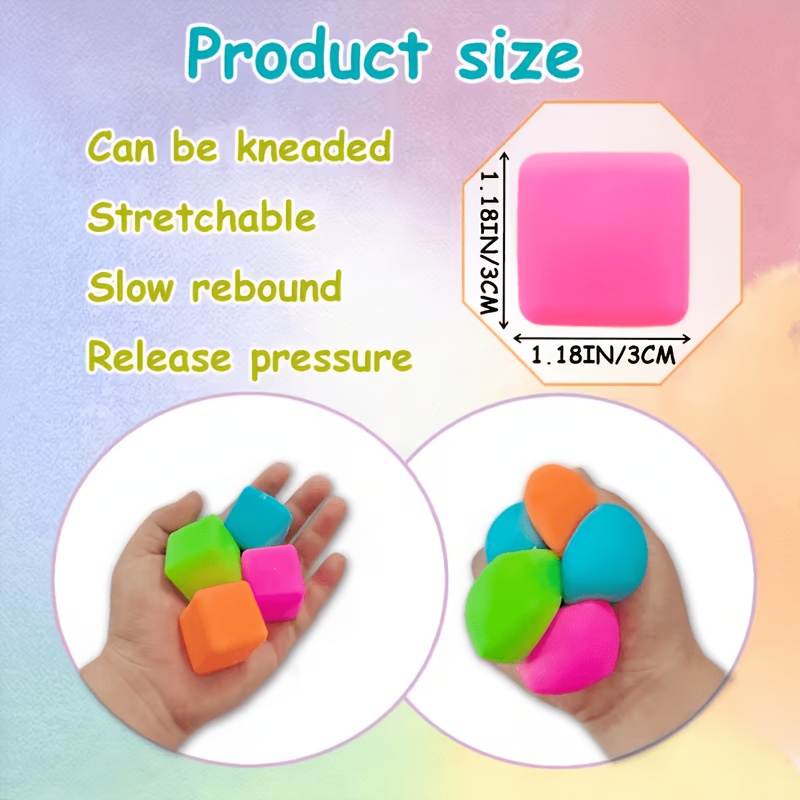 5/7/8pcs Soft Squeezable Toys Party Favor Packs