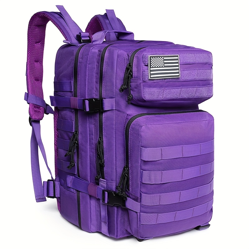 TEMU 45l Tactical Travel Backpack Carry On Approved For Men Women, Large College School Bookbag Fits Laptop, Weekender Overnight Bag, Heavy Duty Work