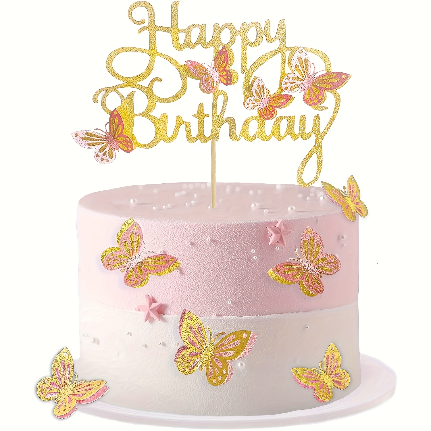 Set Of 13 -themed Cake And Cupcake Decorations For 's Birthdays