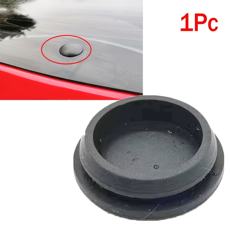 2x Universal Rear Wiper Wash Rubber Ring Window Sealing Blank Removal Waterproof Cover Block Close Tailgate